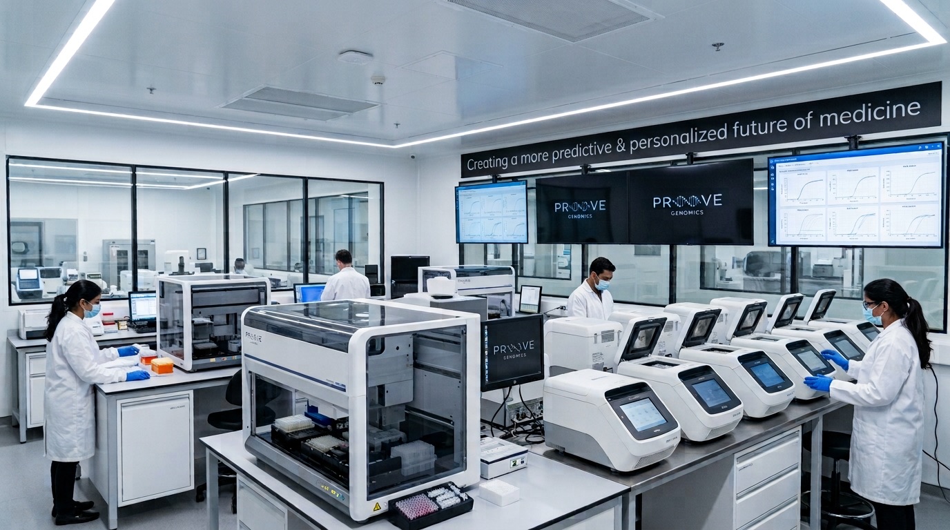 Inside the Proove Genomics laboratory